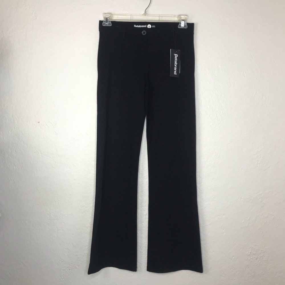 Betabrand Dress Pant Yoga Pants Boot-Cut Classic